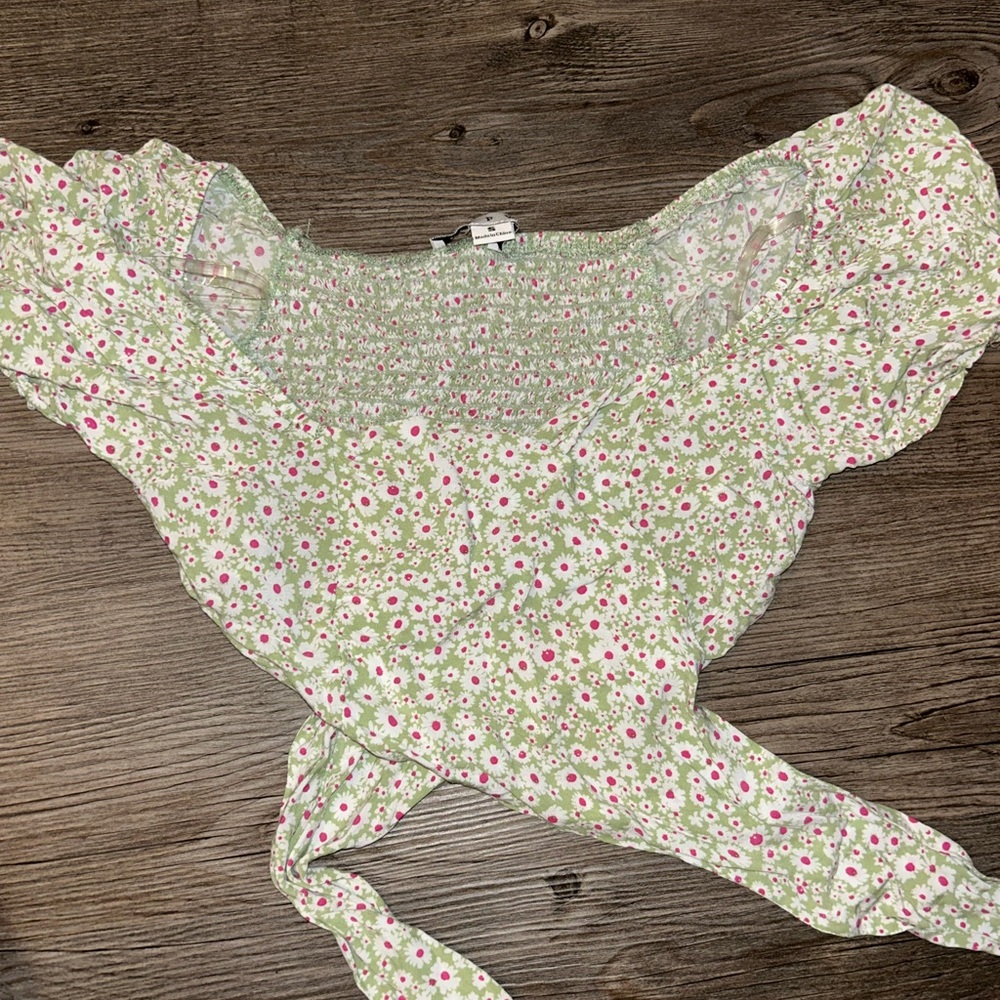 nwot cross tie crop top